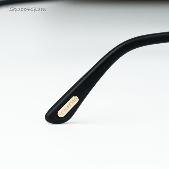 Tom Ford Men Eyeglasses Black Gold Blue Light Block FT5733-B 002 NEW AUTHENTIC - Picture 7 of 10